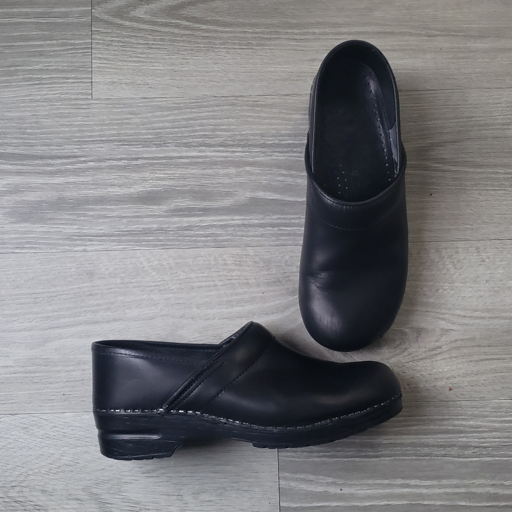 Dansko Black Clogs